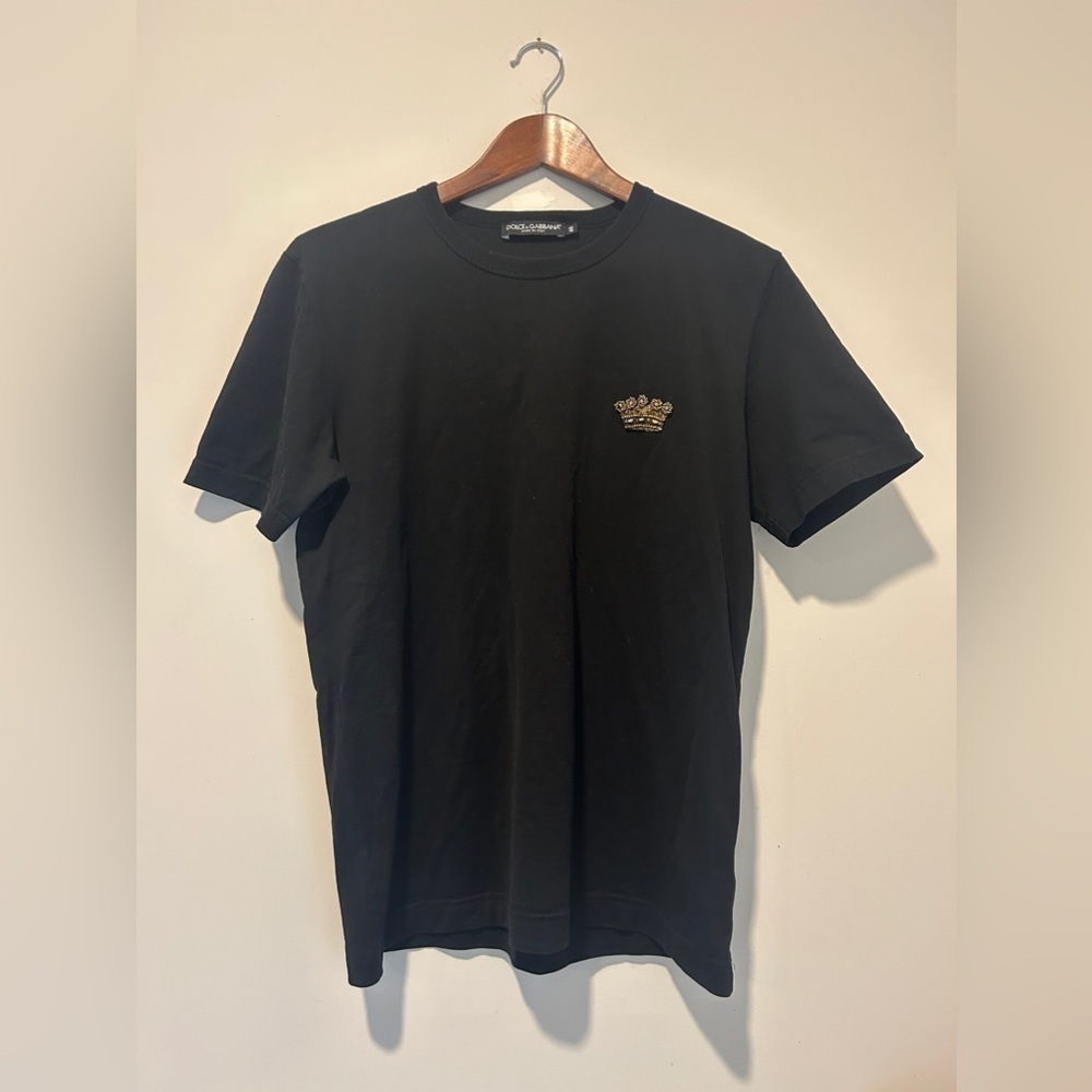 DOLCE & GABBANA -  Cotton French Wire Embellishment T-shirt - Picture 3 of 10
